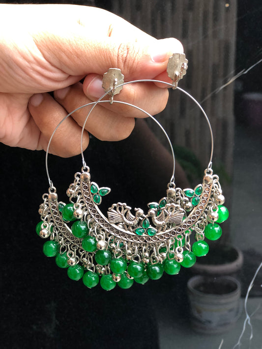 Green Drop Chandbali